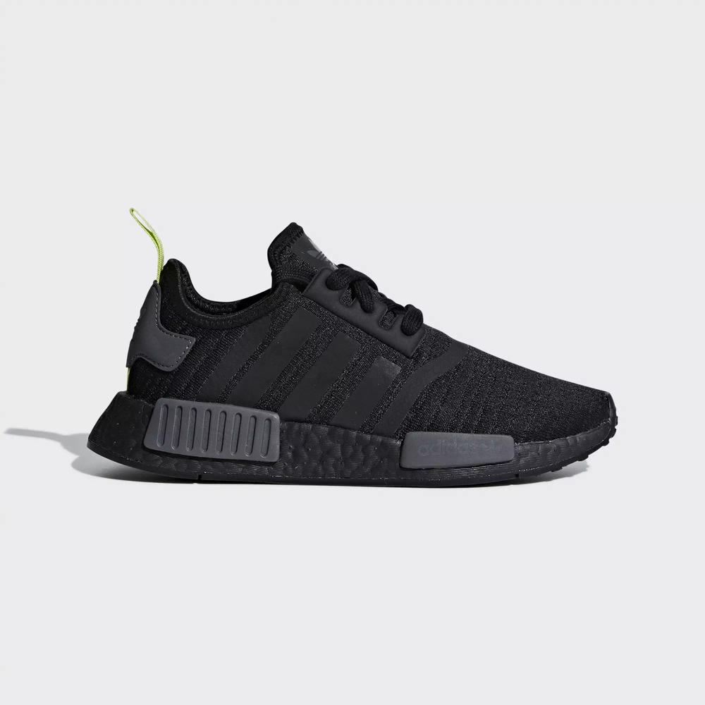 Adidas NMD R1 Tenis Negros Para Niña (MX-74304)